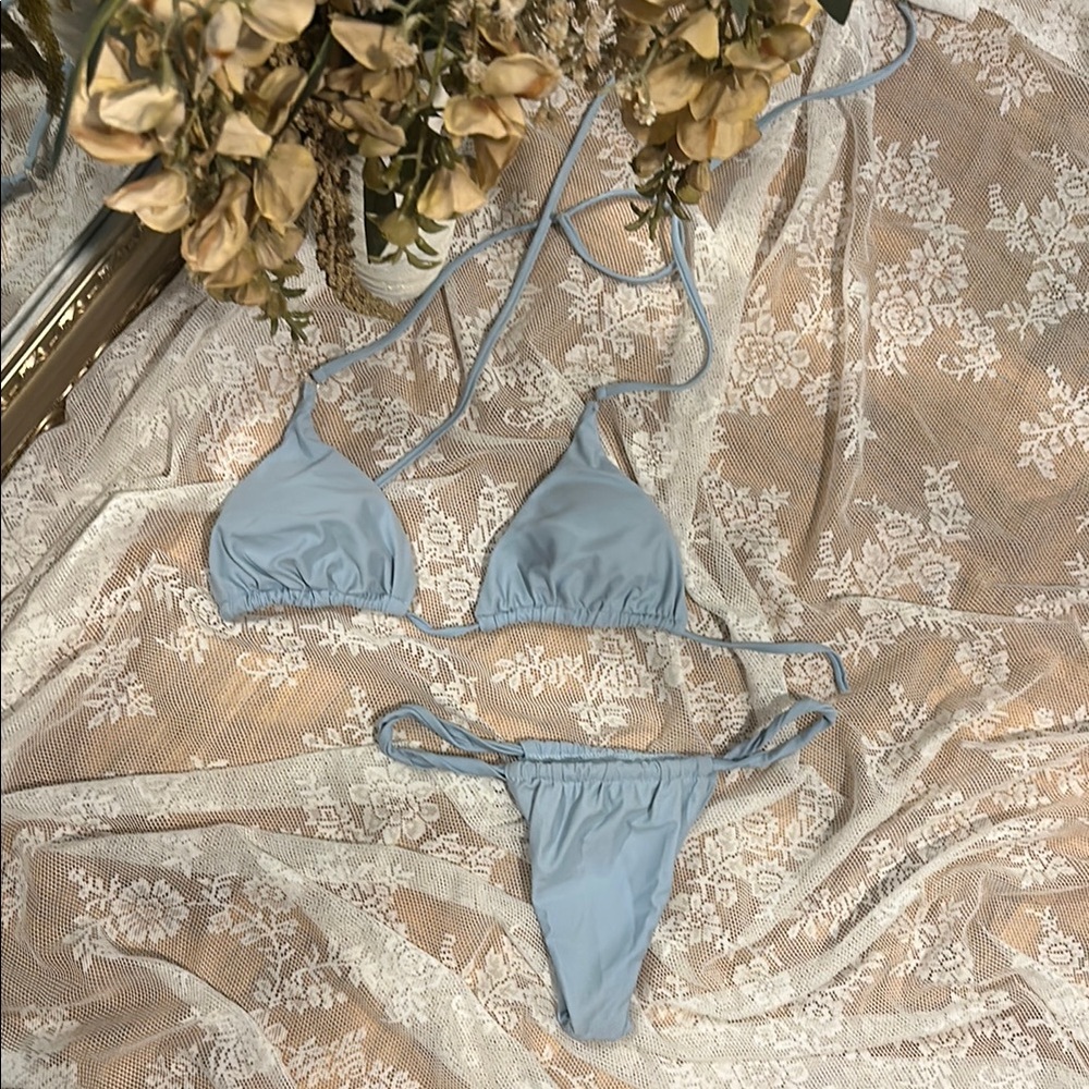 Light Blue Bikini Set